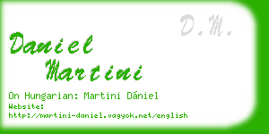 daniel martini business card